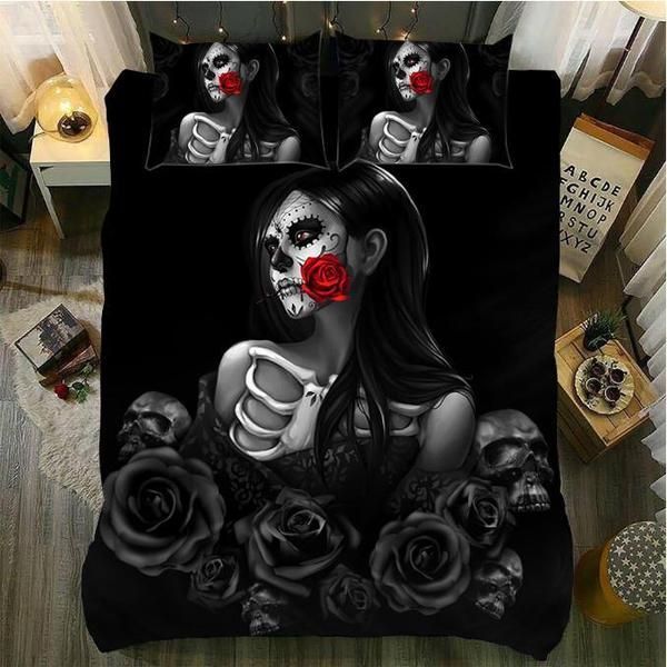 Awesome Skull Bedding Set