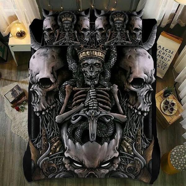 Awesome Skull Bedding Set