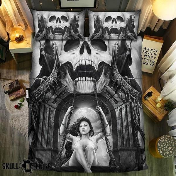 Awesome Skull Bedding Set