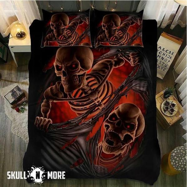 Awesome Skull Bedding Set