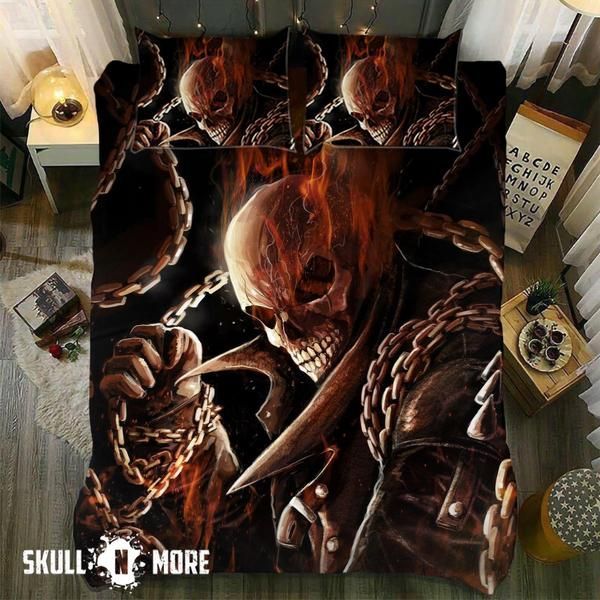 Awesome Skull Bedding Set
