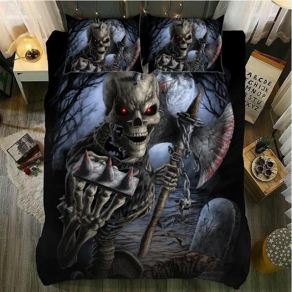 Awesome Skull Bedding Set