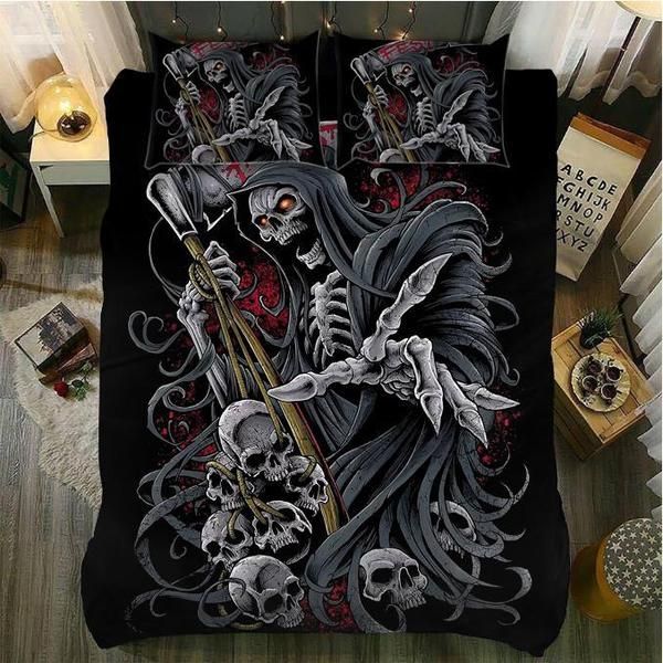 Awesome Skull Bedding Set