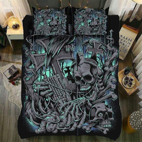 Awesome Skull Bedding Set