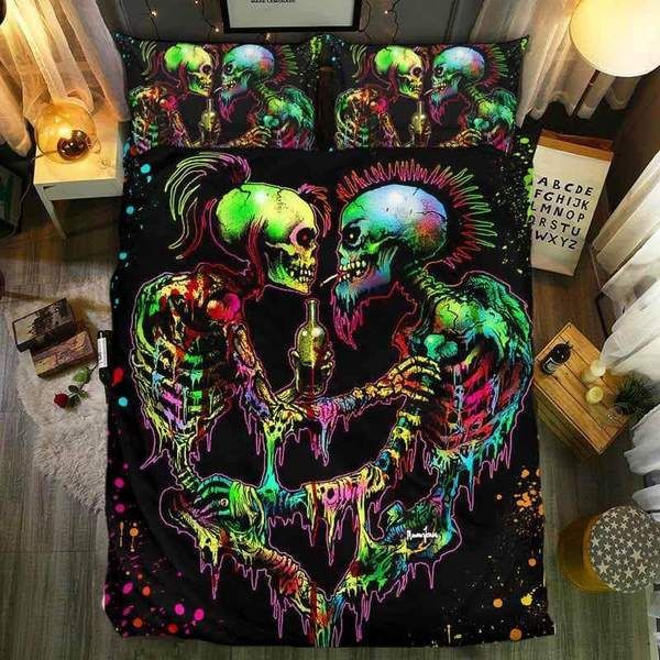 Awesome Skull Bedding Set
