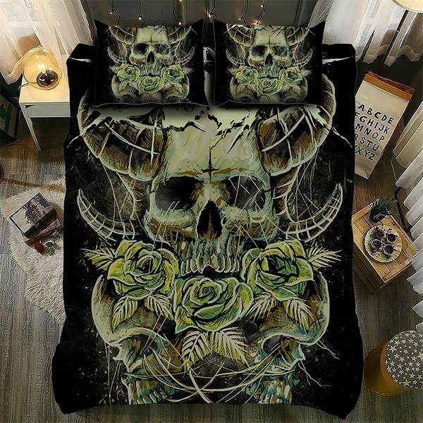 Awesome Skull Bedding Set