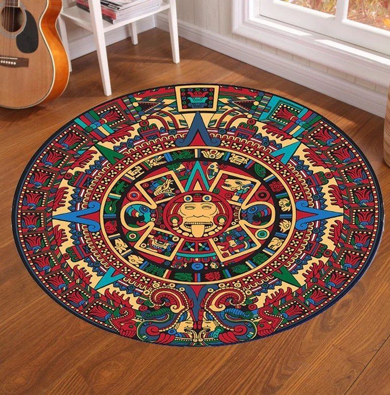 Aztec Round Carpet