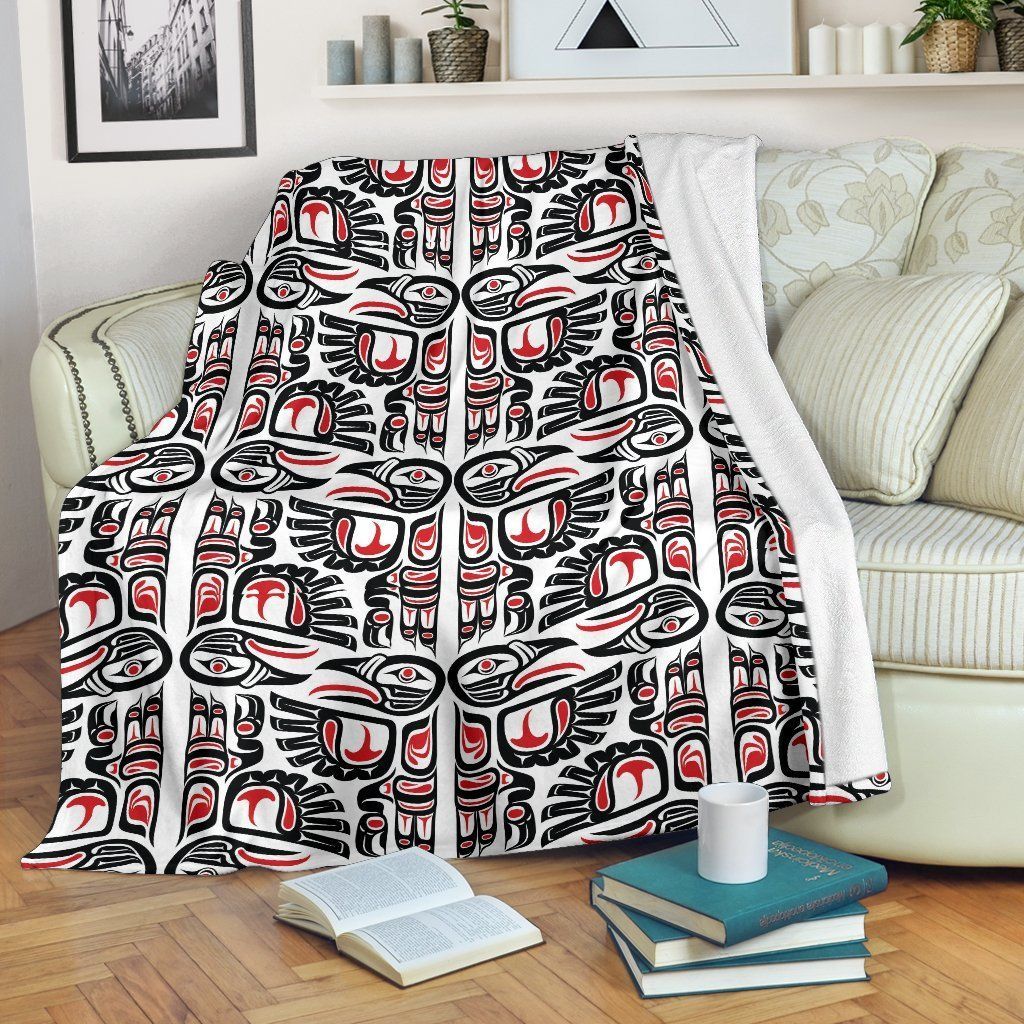 Aztec Tribal Pendleton Native American Indians Navajo Sherpa Fleece Blanket