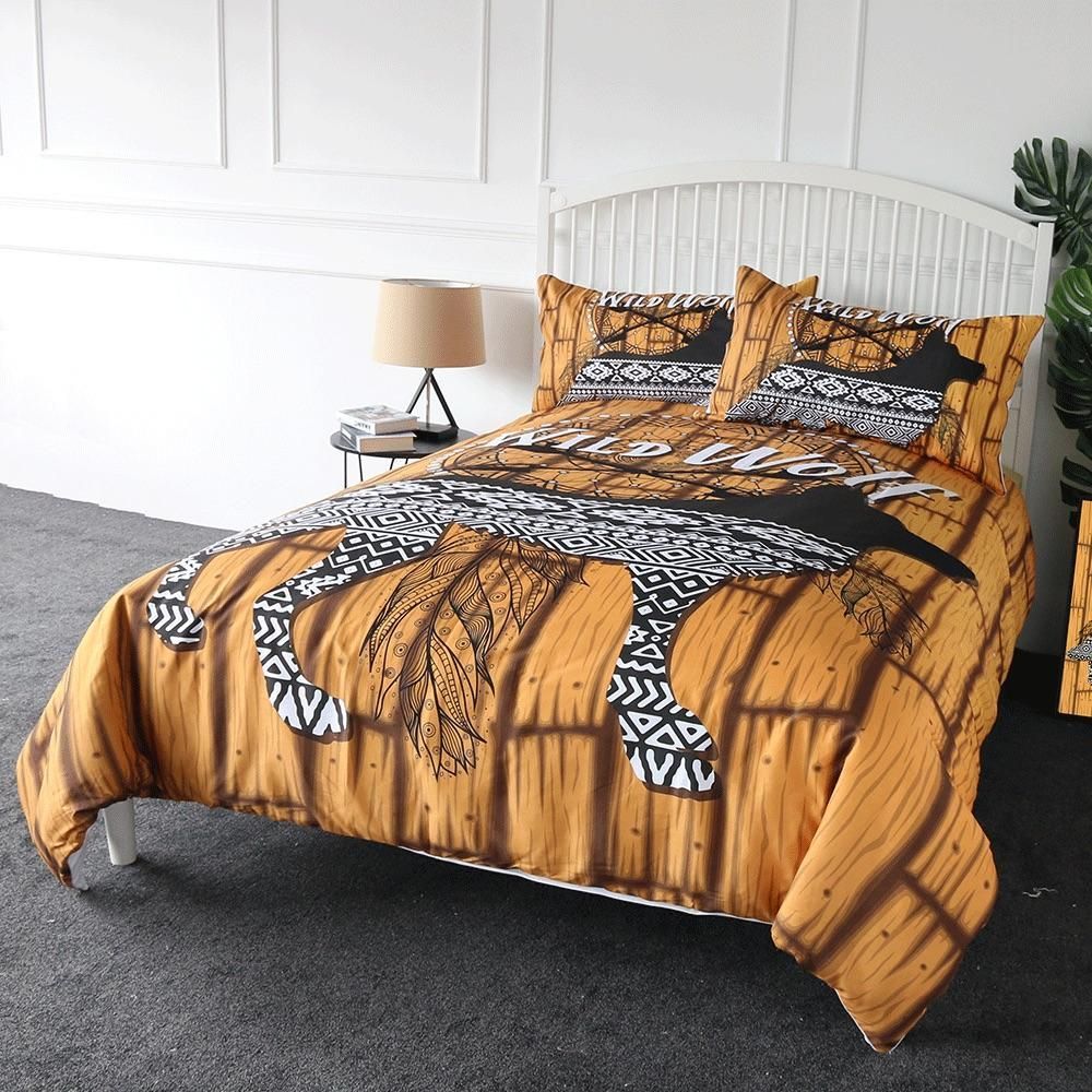 Aztec Wolf Bedding Set