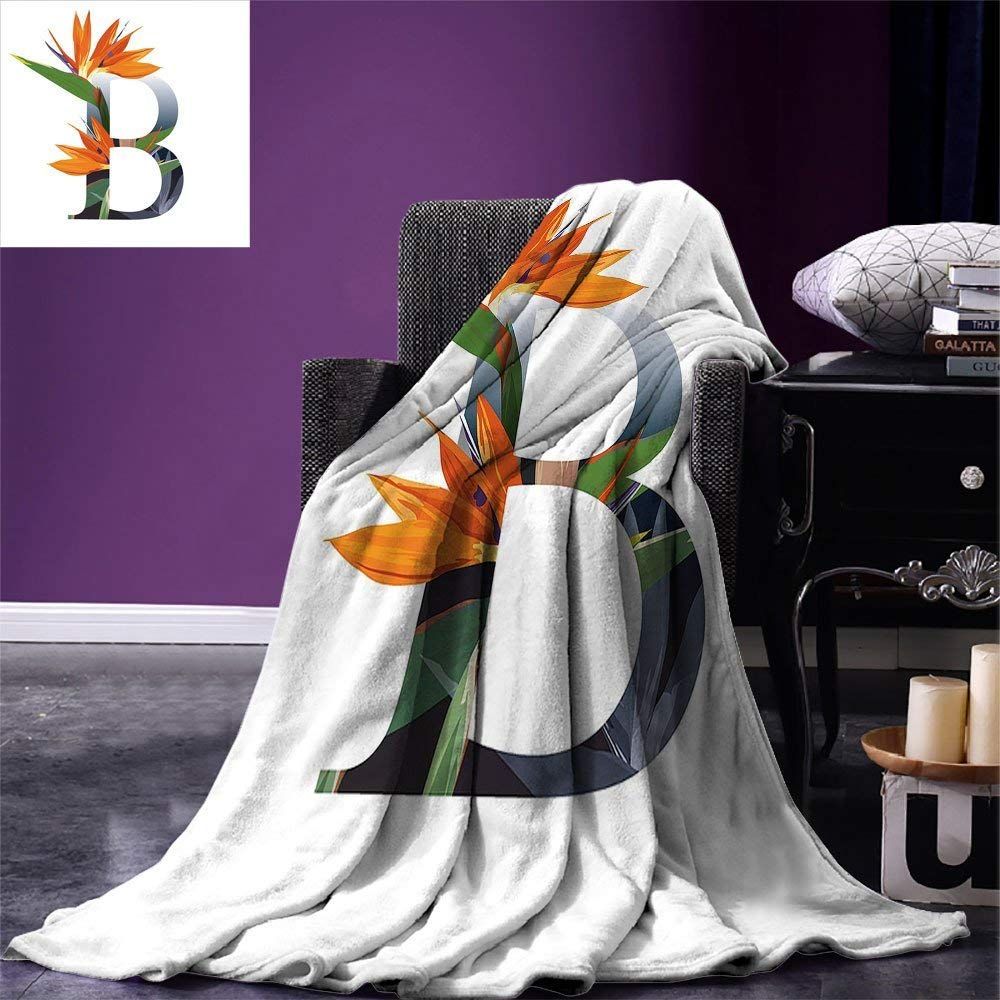 B Bird Of Heaven Sherpa Fleece Blanket