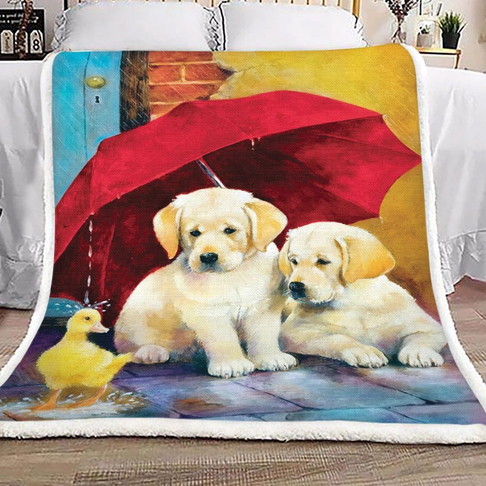 Baby Dogs Sherpa Fleece Blanket