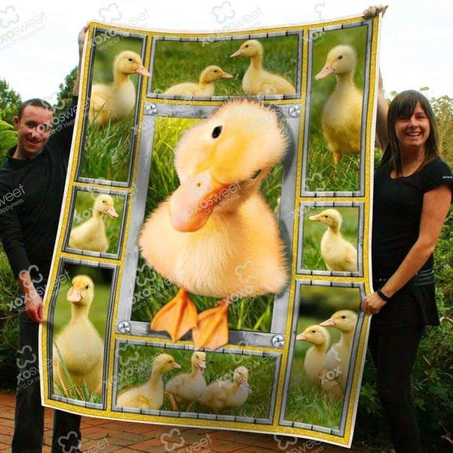 Baby Duck Sherpa Fleece Blanket