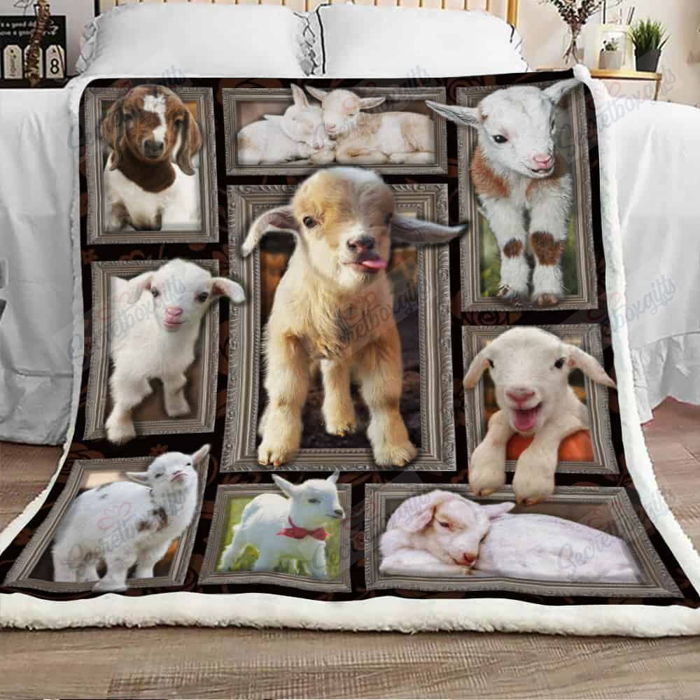 Baby Goat Fleece Blanket