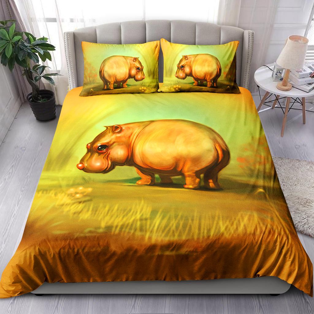 Baby Hippo Bedding Set