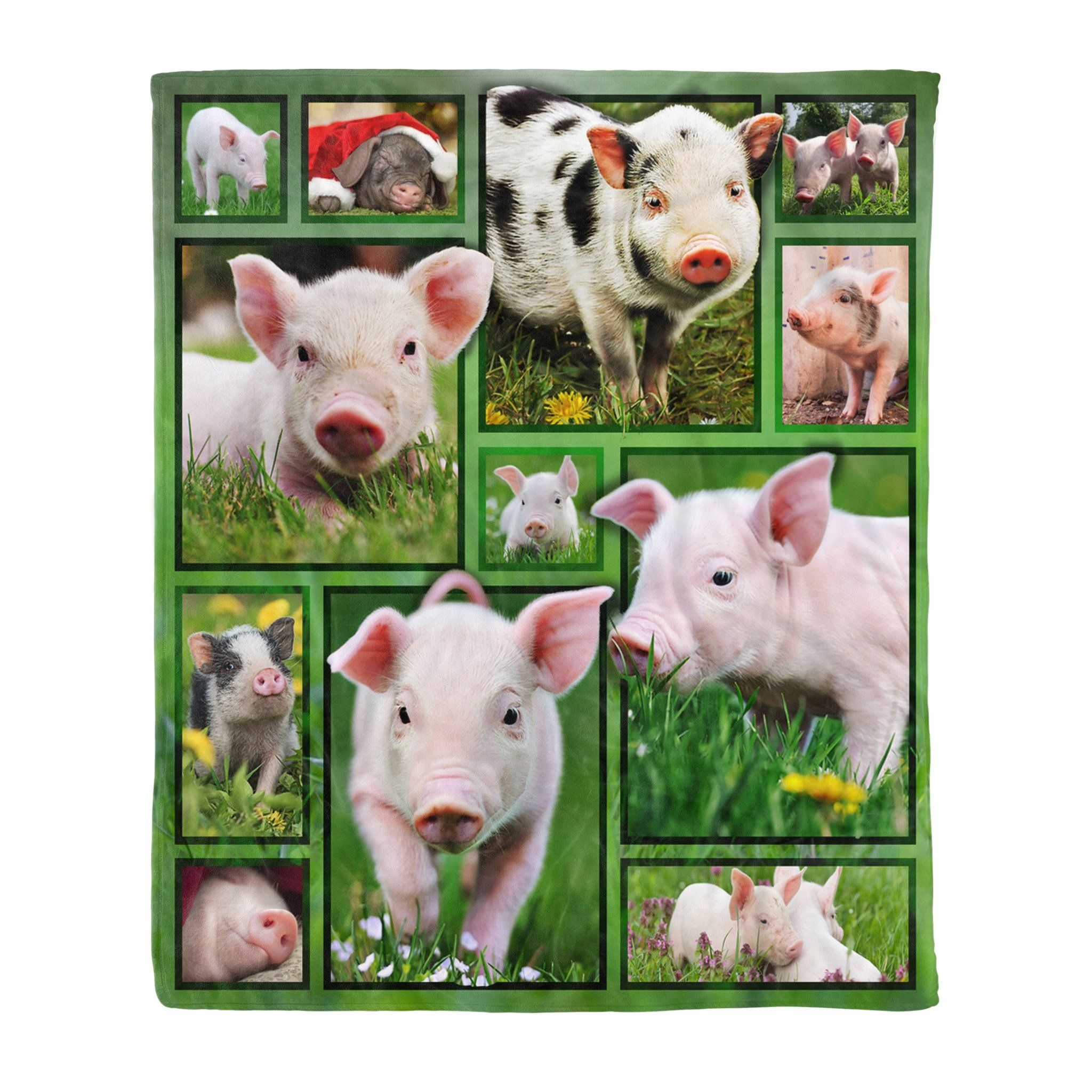 Baby pig Fleece Blanket