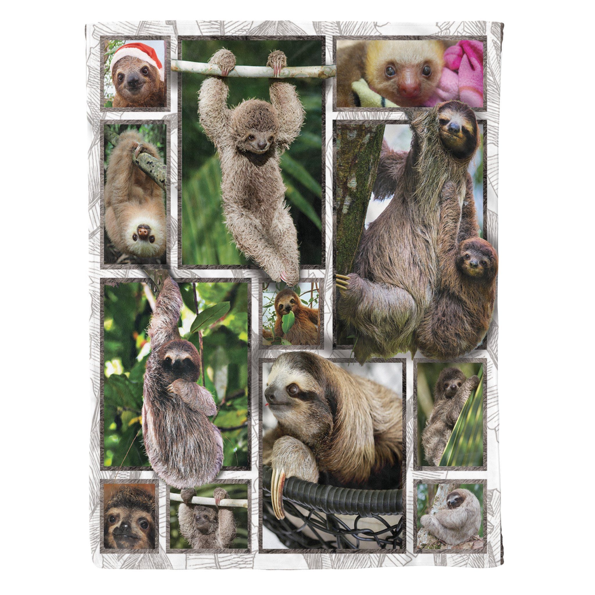 Baby Sloth Fleece Blanket
