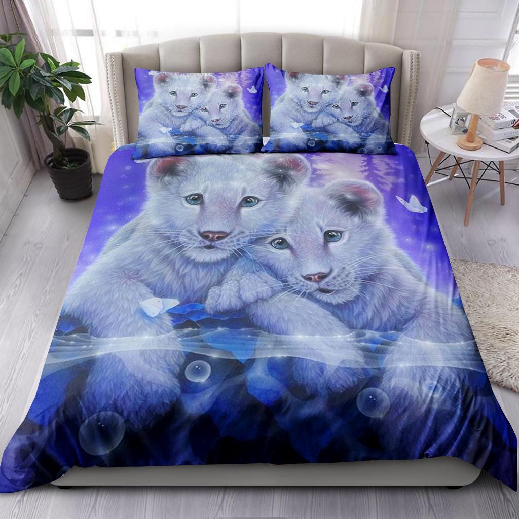 Baby Tiger And Butterfly Bedding Set