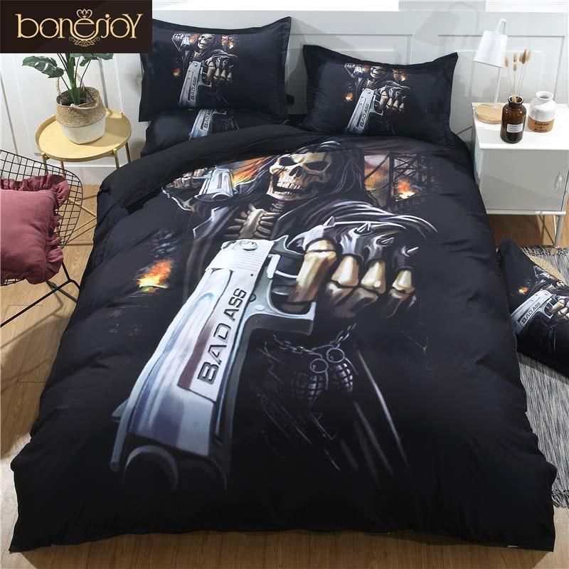 Badass Skull Bedding Set