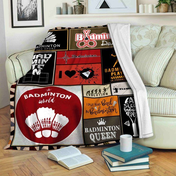 Badminton Sherpa Fleece Blanket