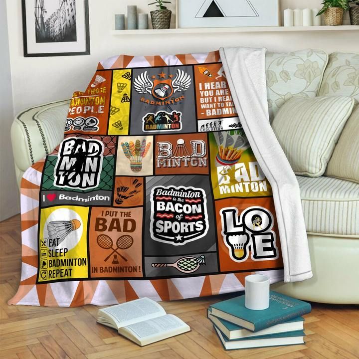 Badminton Sherpa Fleece Blanket