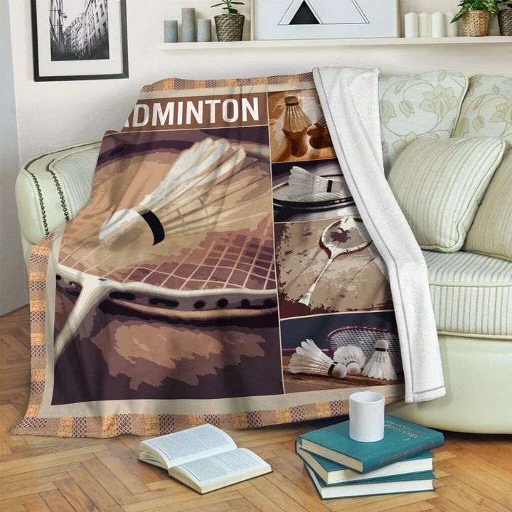 Badminton Sherpa Fleece Blanket