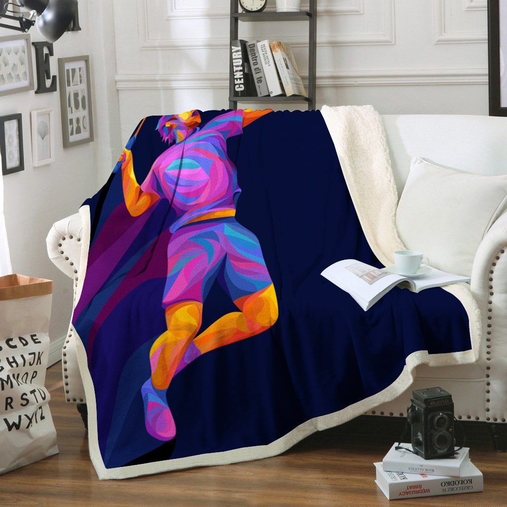 Badminton Sherpa Fleece Blanket