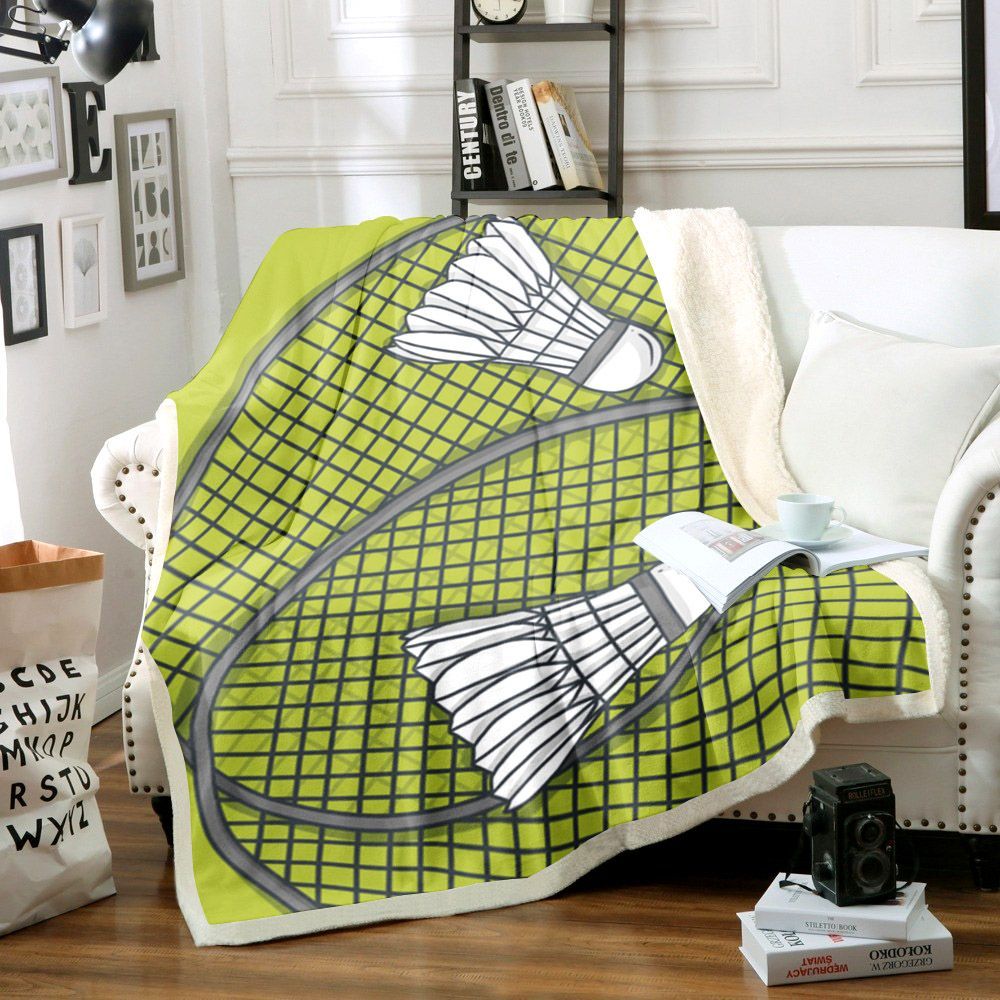 Badminton Sherpa Fleece Blanket