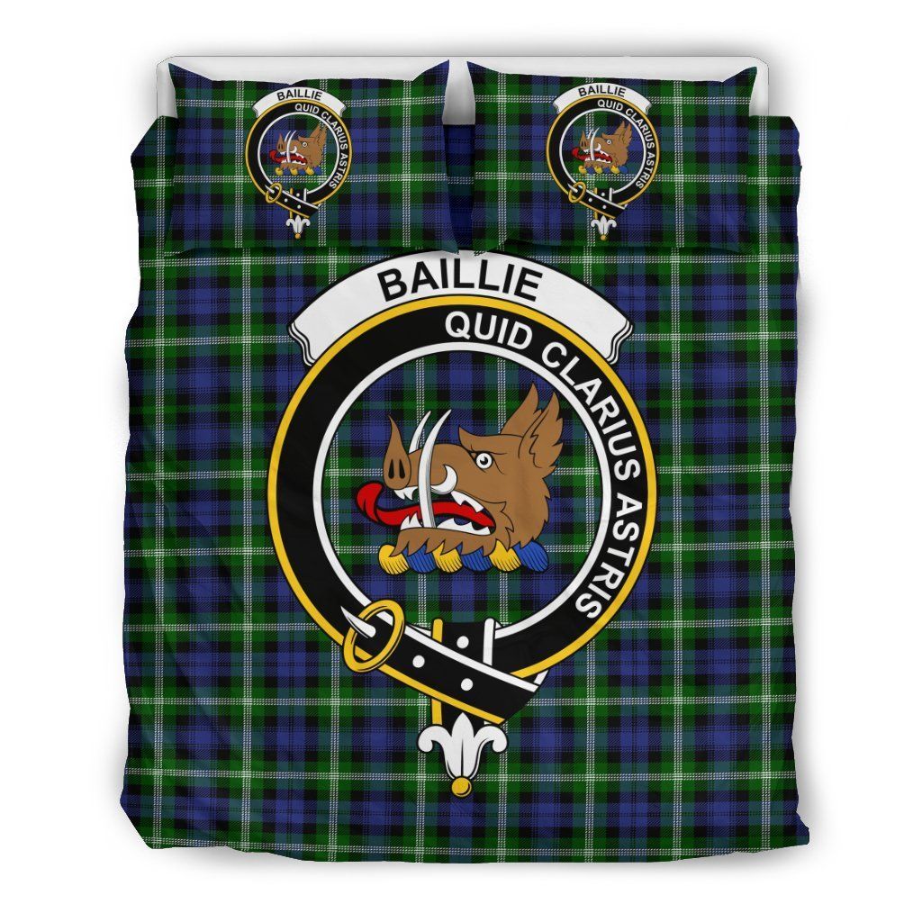 Baillie Clan Badge Tartan Bedding Set