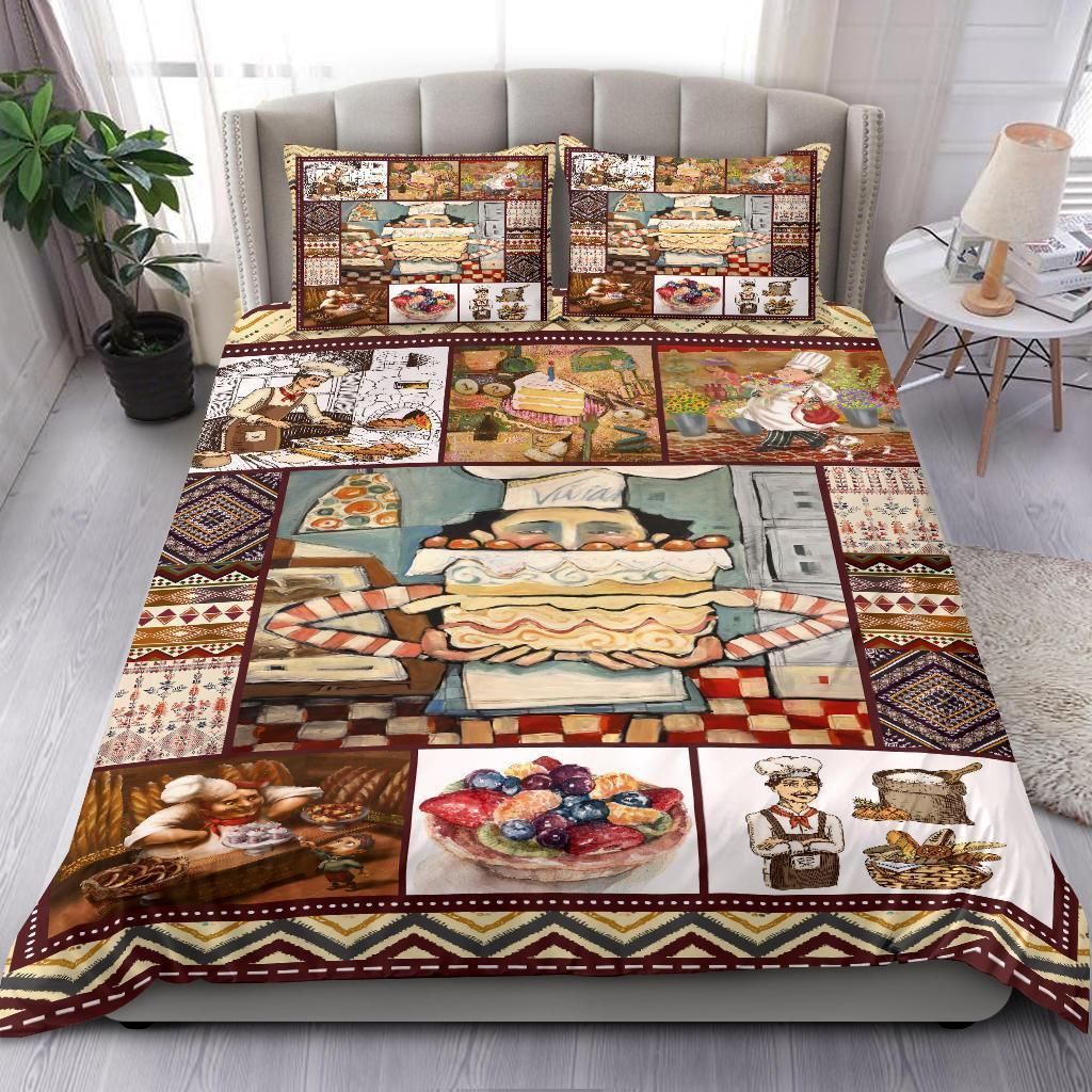 Baker Baking Delicious Bedding Set