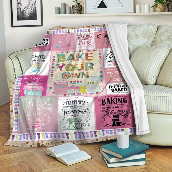 Baking Sherpa Fleece Blanket