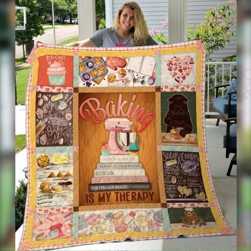 Baking Is My Therapy NC0709013CL Quilt Blanket