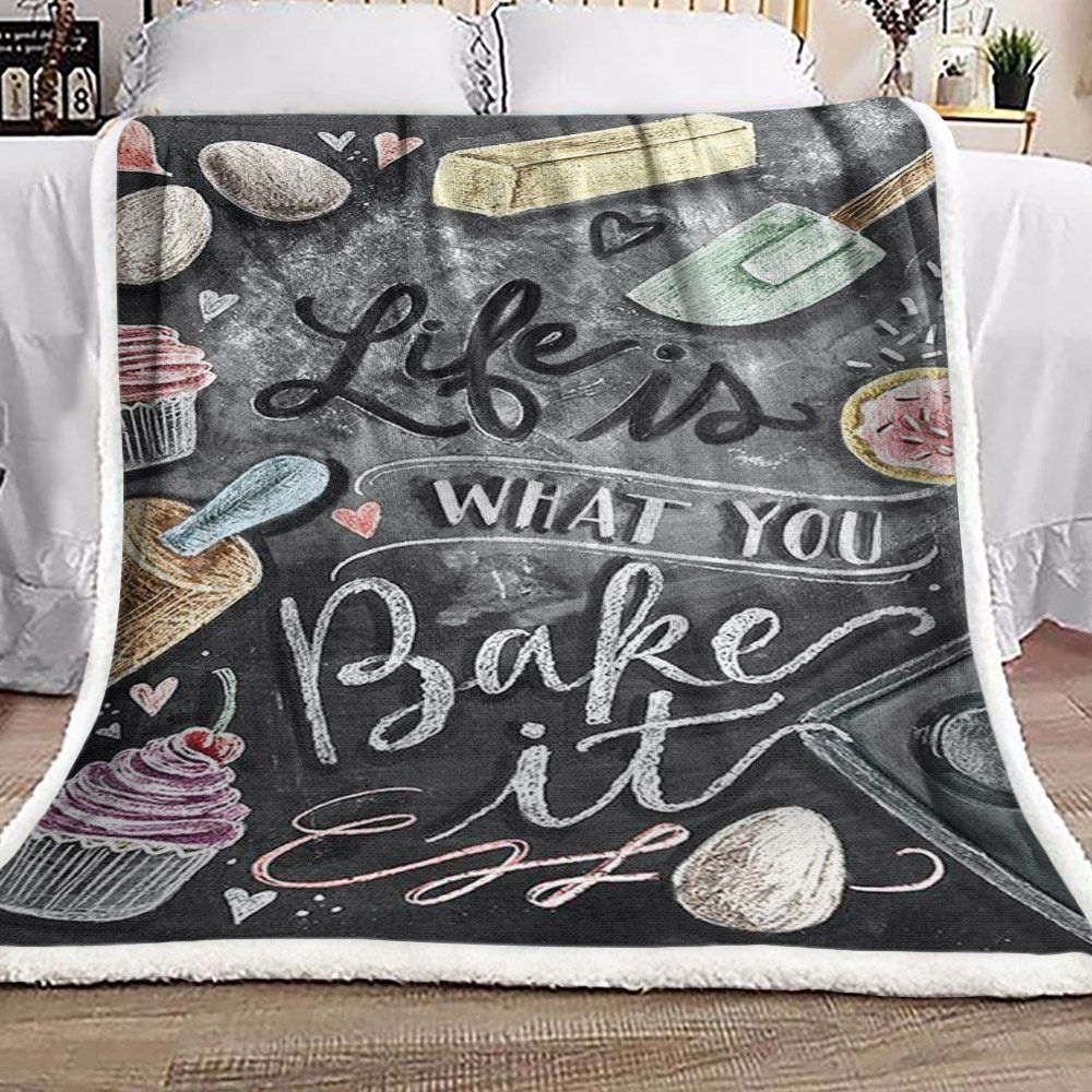 Baking Sherpa Fleece Blanket