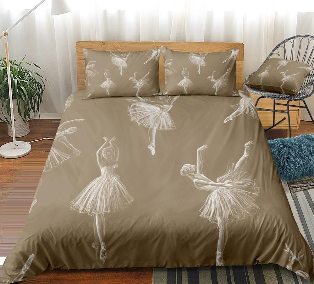 Ballerina On Chalk Bedding Set