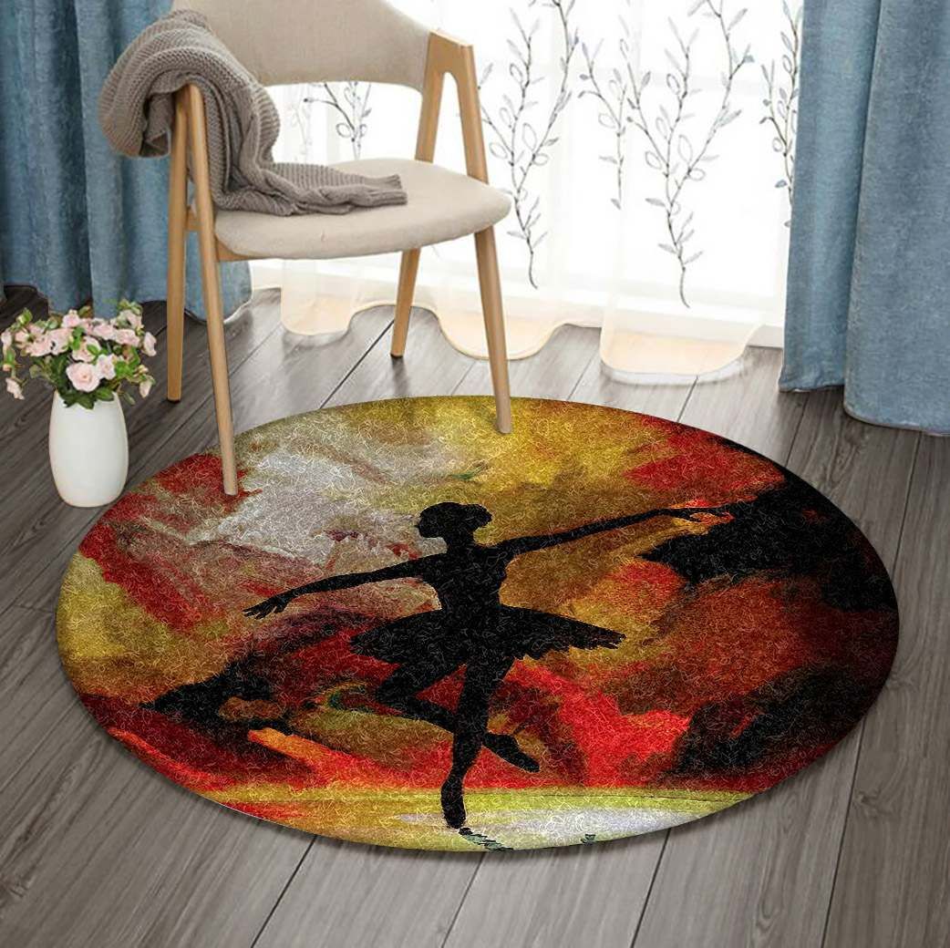Ballet Art Round Carpet