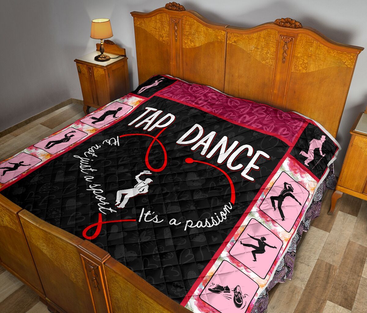 Ballet Dance To My Daughter Quilt Blanket DHC3112119TD