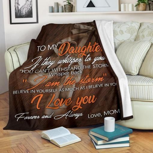 Ballet Dancer Mom To Daughter Sherpa Fleece Blanket