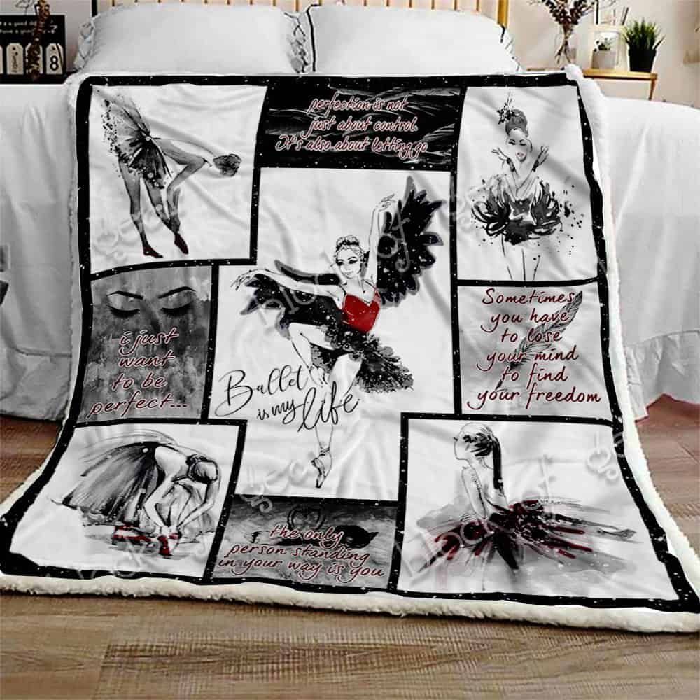 Ballet Is My Life Fleece Blanket