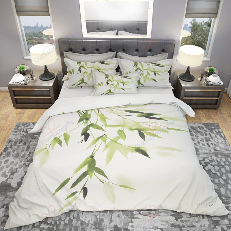 Bamboo Leaves Bedding Set