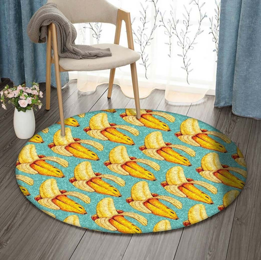 Banana Round Carpet
