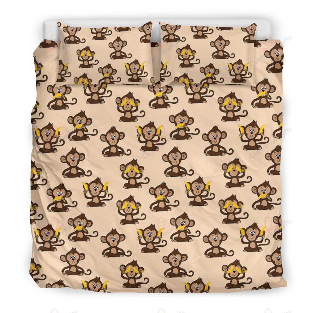 Banana Monkey Bedding Set