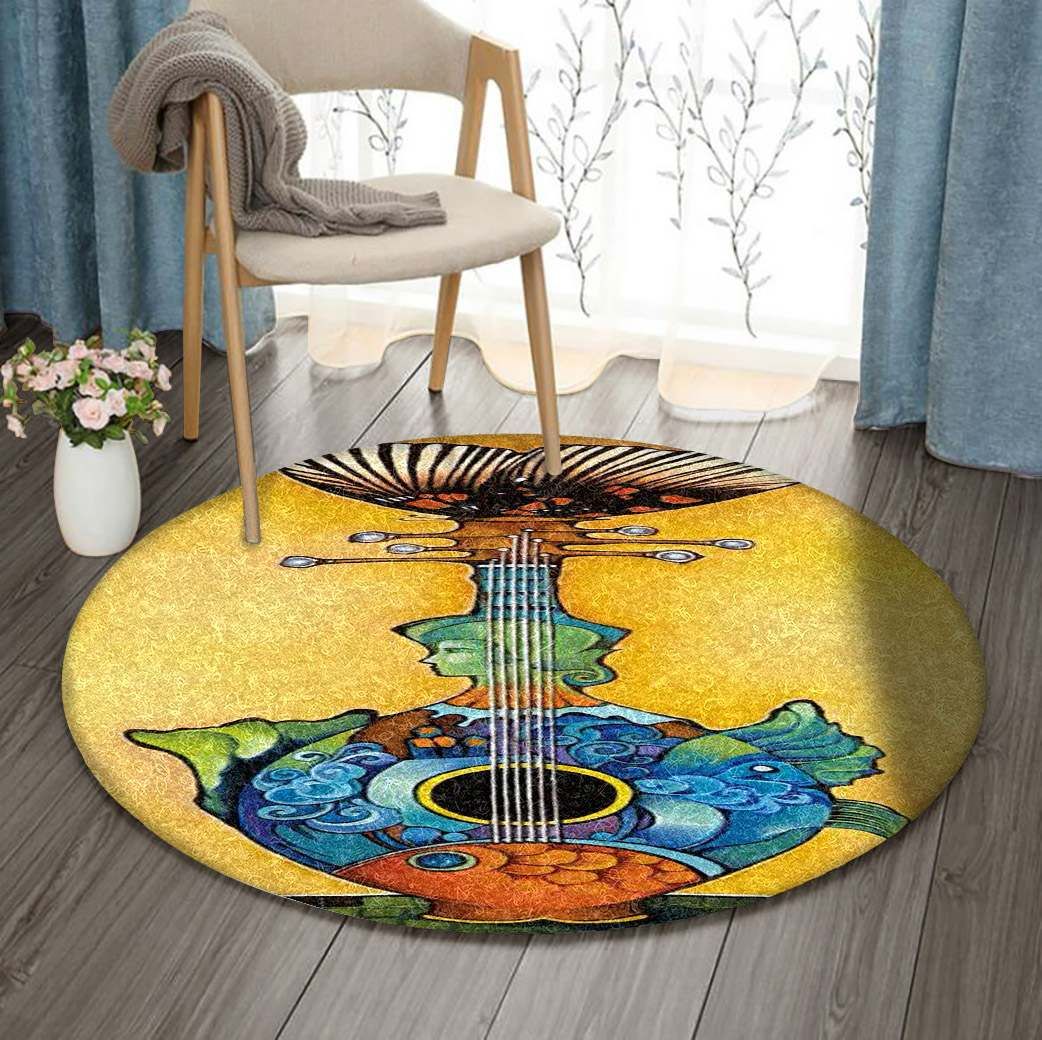 Banjo Fish Round Carpet