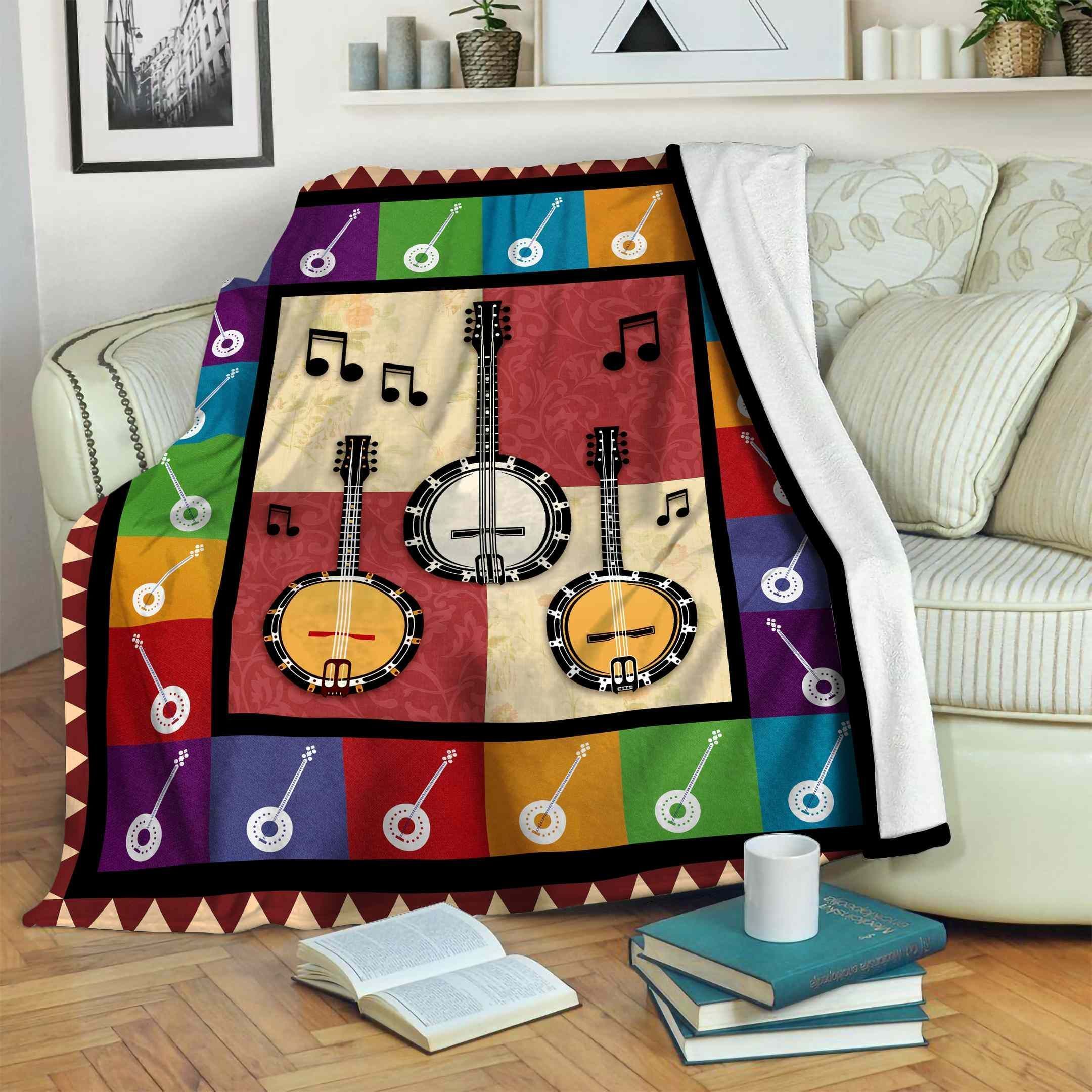 Banjo Fleece Blanket