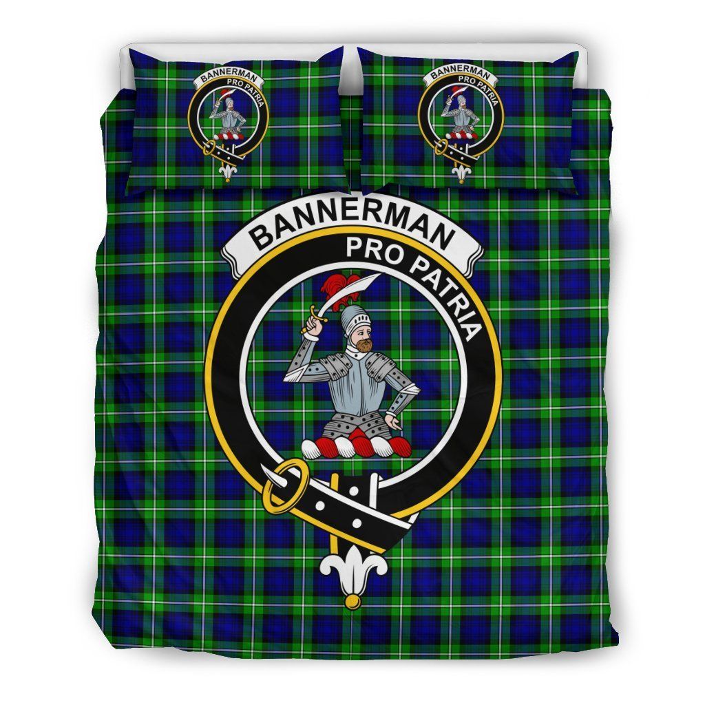 Bannerman Clan Badge Tartan Bedding Set