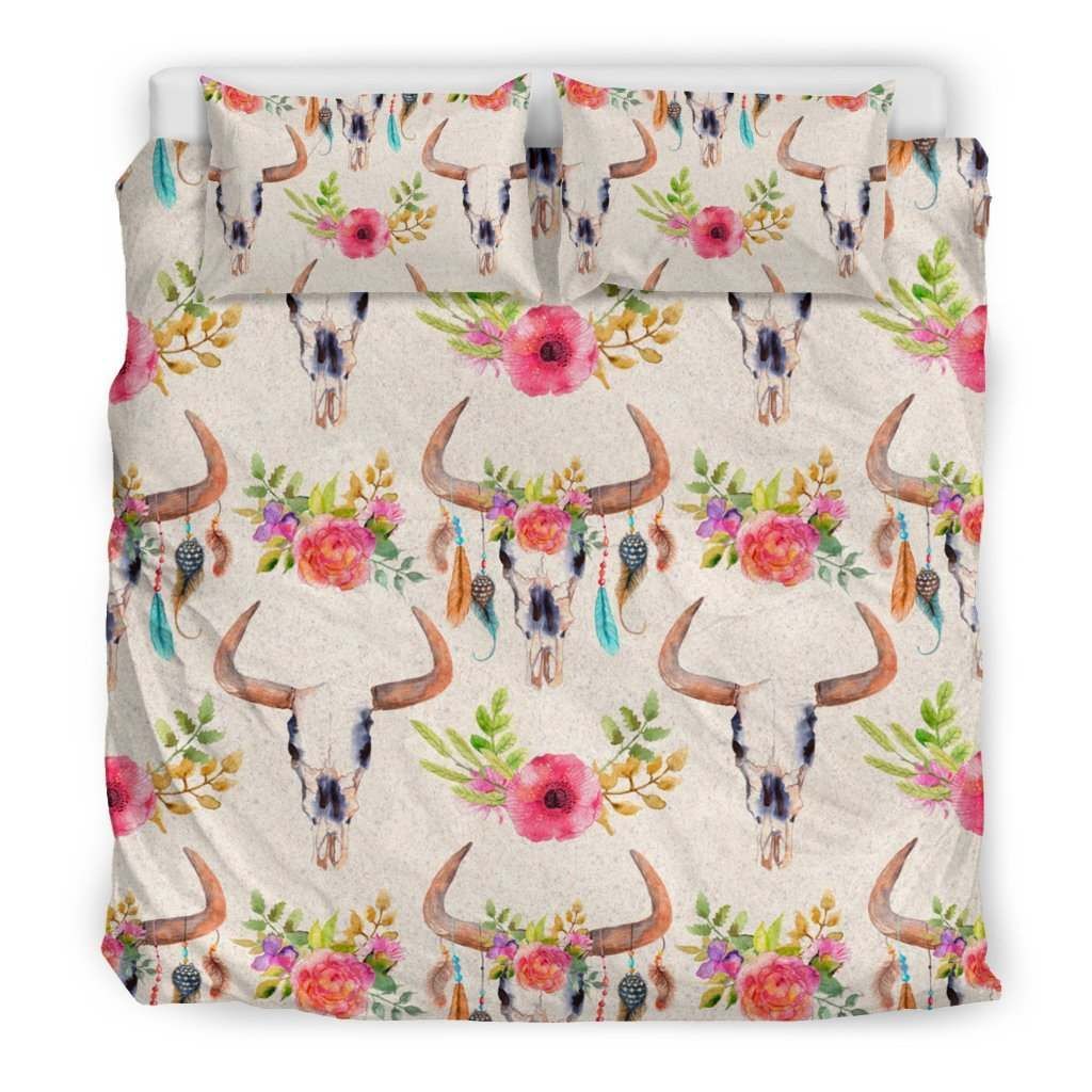 Baphomet Skull Bedding Set