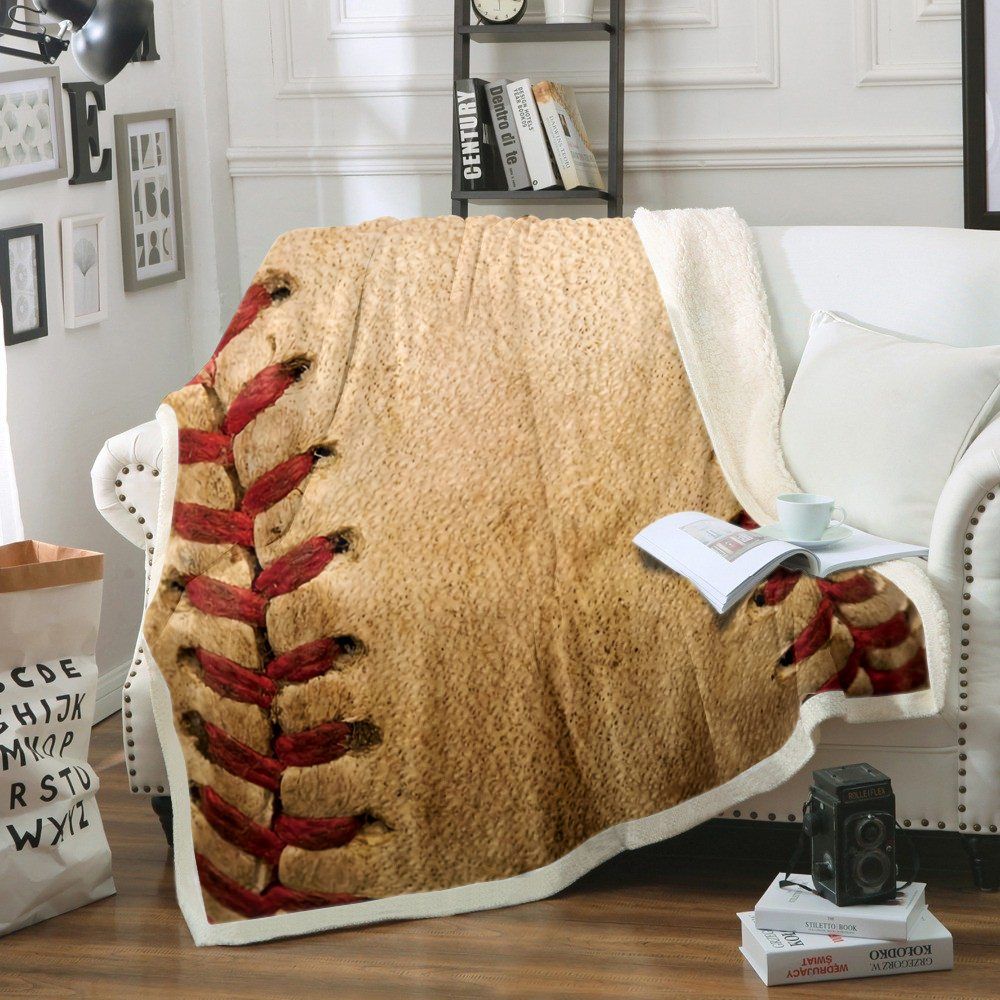 Baseball Sherpa Fleece