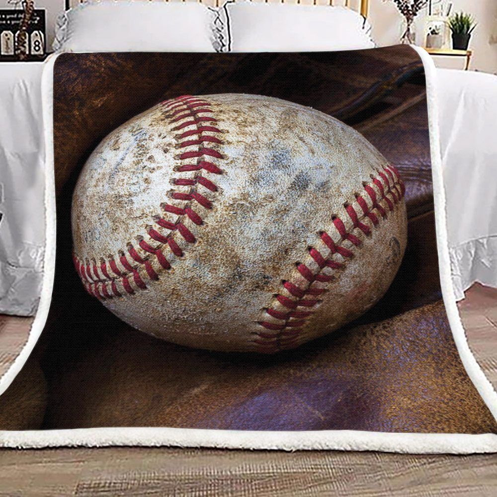 Baseball Sherpa Fleece