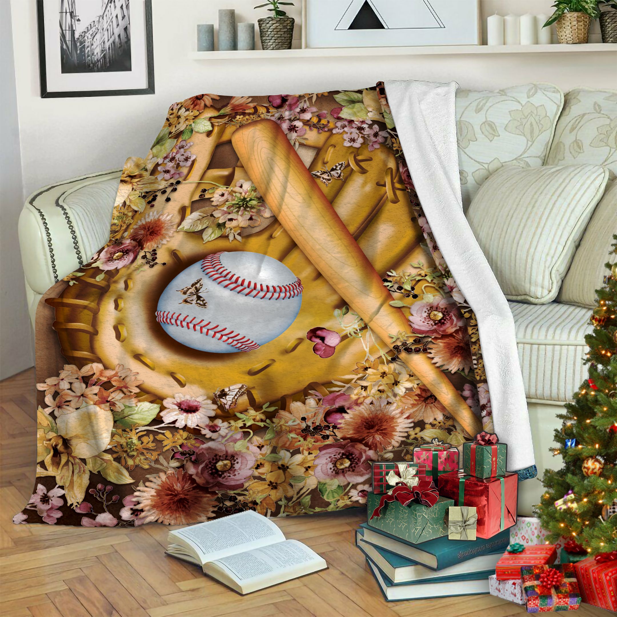 Baseball Fleece Blanket