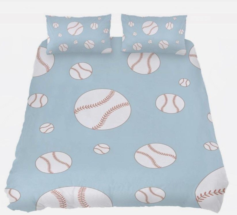 Baseball Ball Bedding Set