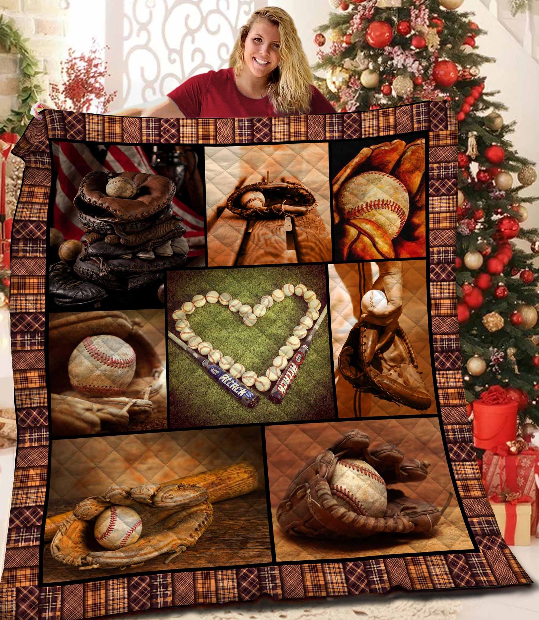 Baseball Baseball Stuff Quilt Blanket Dhc04011828Dd