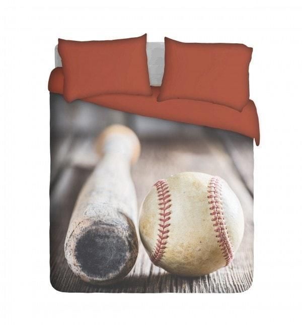 Baseball Bat And Ball Bedding Set